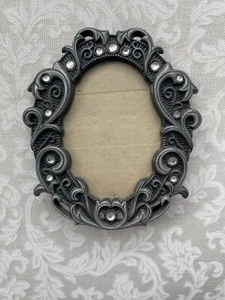 Rhinestone and metal picture frame for 2x3 picture - Picture 1 of 2
