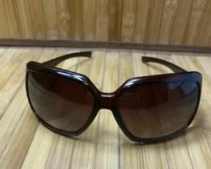 Occhiali da sole sportivi moda UV400 NUOVI CON ETICHETTE - donna - marrone - design italiano 502 - Foto 1 di 5