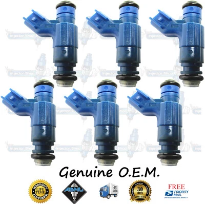 Inyectores de combustible originales Chrysler Bosch 6x 0280156135 3,5 L 2004 Pacifica Foto 1 de 4