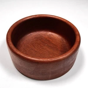 Insalatiera in legno massello di teak decoro ciotola marrone - Foto 1 di 4
