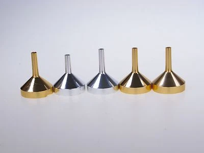5 x Small Metal Funnel Funnels Atomizers/Small Bottles.(D2.4cm) *SECONDS -READ* - Image 1 of 3