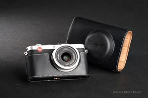 Echt Echt Leder Full Kamera Tasche Hülle für Leica X-E Typ 102 X2 X1 B - Bild 1 von 9
