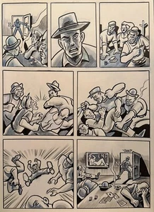CARD FIGHT ** MIKE BENNETT'S ORIGINAL ART (2025) 02/10/25 - Picture 1 of 1