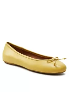 Zapatos bailarina Geox D Palmaria para mujer - amarillos - Reino Unido 7/UE 40/US 10/260 mm - nuevos en caja - Imagen 1 de 6