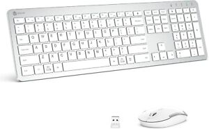 Iclever Gk08 Wireless Keyboard And Mouse - Rechargeable Wireless Keyboard