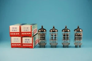 Tubi Quad Adzam Philips ECC83 12AX7 NOS testati doppio triodo Heerlen Holland - Foto 1 di 13