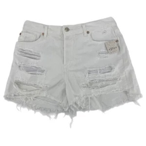 Free People Jeans-Shorts weiß Distressed Denim Gr. 28 - Bild 1 von 7