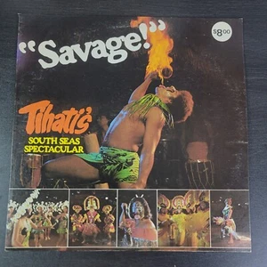 Tihati's South Seas Spectacular Vinyl Record With Original Cover Savage - Picture 1 of 7