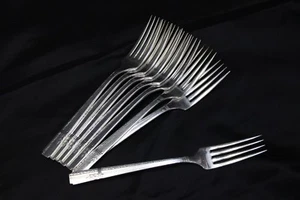 Prestige Plate Dinner Forks Silverplate 7-1/2" Set of 8 - Picture 1 of 7