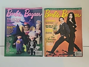Zwei Barbie Bazaar Magazine Okt 1999 Kelly & Okt 2000 Collector The Adam Family - Bild 1 von 6