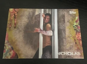Topps The Walking Dead Survival Box NICHOLAS Infected Parallel Card 31 #’d /99 - Picture 1 of 2