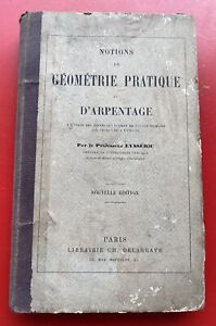 Livre ancien Notions De Géométrie Pratique Et D’Arpentage Eysséric Paris 1892