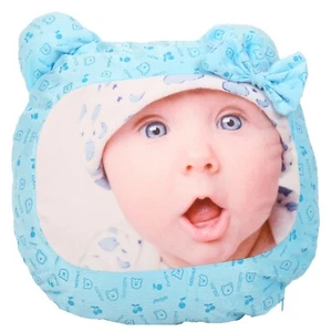 10Pcs Blue Bear Sublimation Blank Pillow Case Sofa Car Room Decor Cushion Cover - Picture 1 of 7