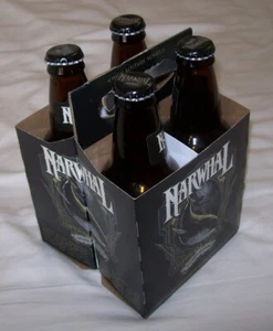 Sierra Nevada Brewery Narwhal Beer Bottles 4-pack 2013 Vintage - Picture 1 of 2