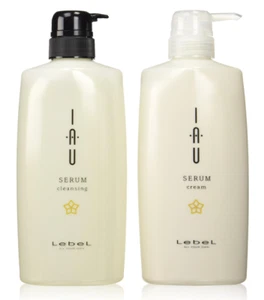 Lebel IAU Serum Cleansing Shampoo 600mL & Cream Treatment 600mL Set New - Picture 1 of 1