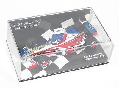 1/43 BAR 01 Supertec 1999 Season  Zip Design (Twin Liveries) #22 J.Villeneuve - Image 1 of 4
