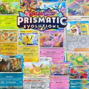 Pokémon Evoluzioni Prismatiche Olografico Inverso e Holo Raro Scegli la tua carta - Foto 1 di 81