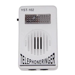 Extra-Loud Ringer Sound Telephone Phone Amplifier Strobe Light Flasher Bell - Afbeelding 1 van 1