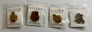 Vintage 1989 Twentieth Century Fox Aliens Alien Queen, Chestburster, Warrior Pin - Imagen 1 de 3