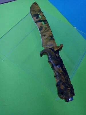SURVIVOR USA DISEÑO PERSONALIZADO Cuchillo de Supervivencia Camuflaje Hoja Fija Acero Inoxidable Foto 1 de 4
