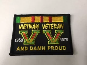 Patch Vietnam Veterano e Maledetta Orgoglioso - Foto 1 di 1