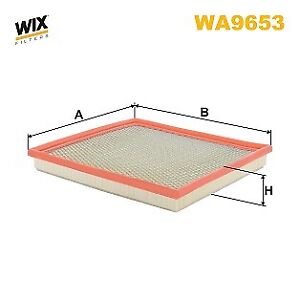 Air Filter fits CHEVROLET CRUZE 1.7D 2012 on Wix Genuine Top Quality Guaranteed