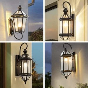 Outdoor Wall Lamp Balcony Wall Light Garden Copper Wall Lighting Bar Wall Sconce - Picture 1 of 25