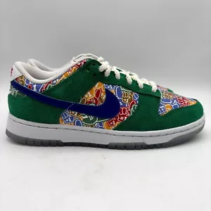 Nike Dunk Low Multicolor Foam Finger Green Shoes Size 6.5 Men's DZ5184-300 - Picture 1 of 10