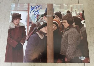 SCOTT SCHWARTZ "Flick" Signed Autographed 11x14 A CHRISTMAS STORY w/Beckett COA - Picture 1 of 1