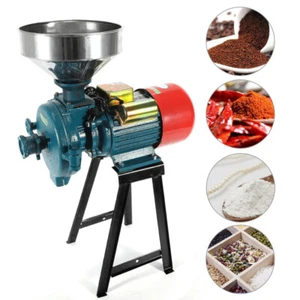 Electric Dry Wet Grain Grinder 110V 3000w Grain Grinder Mill Powder Machine - Picture 1 of 12