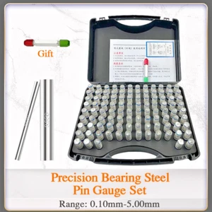 Precision Steel Pin Gauge Set Range Plug Gage for Carpentry and Inspection - Picture 1 of 31