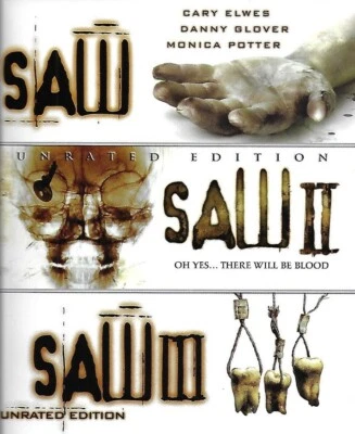 Saw/Saw II/Saw III (Blu ray, 3-Disc Set) - Image 1 of 2