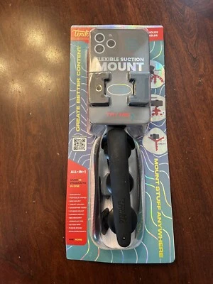 Tenikle Pro Flexible Tripod Bendable Suction Cup Camera & Phone Mount Black - Image 1 of 2