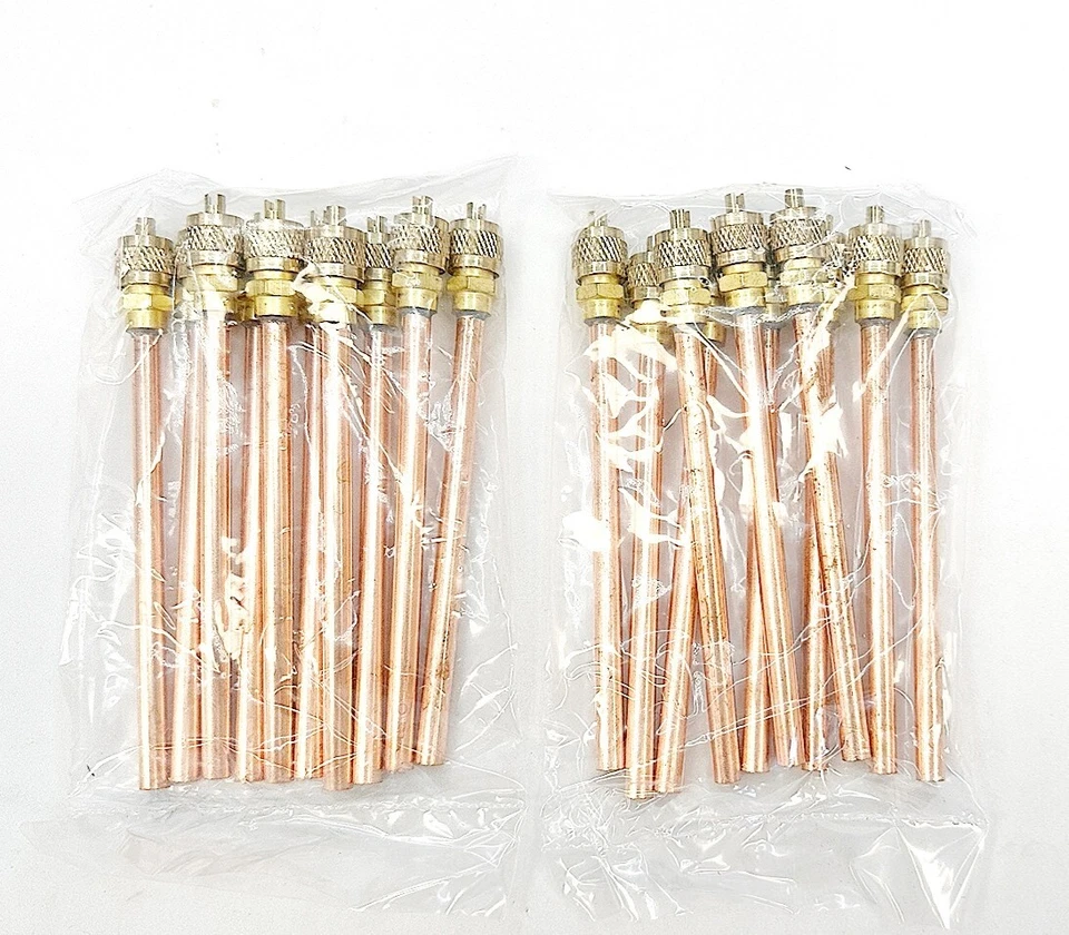 20 x Refrigeration Parts 1/4" Tail Schrader Valve-Access Valve 0.35mm - image 1 of 1