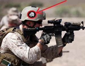 SEAL SAS JTF2 KSK ODA RANGERS SP OPS OPERATOR 3" SSI: Taliban Hunt Death SKULL - Picture 1 of 11