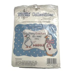 Bucilla Contado Punto de Cruz QUACKERS Kit 32904 Pato Demasiados Quackers Waddle - Imagen 1 de 7