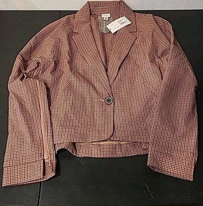 A New Day Women's Button Up Blazer Jacket 416-2 - Picture 1 of 3