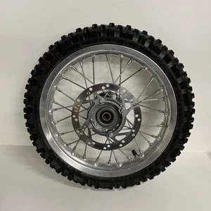 02 - 08 2005 KTM 50 SENIOR ADVENTURE FRONT WHEEL ASSEMBLY OEM RIM SPOKES HUB - Picture 1 of 7