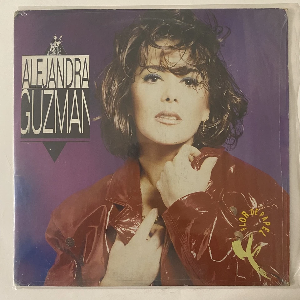 ALEJANDRA GUZMAN - FLOR DE PAPEL - 1991 MEXICAN LP, LATIN POP - Image 1 of 4