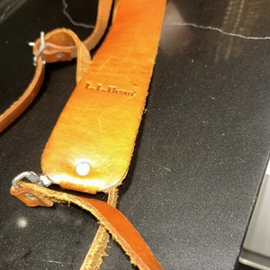 Vintage LL BEAN Fishing Creel Wicker Basket Large Authentic Leather Straps - Picture 1 of 24
