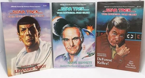 Star Trek The Official Fan Club Magazine 1987 - 3 Issues Bennett, Nimoy, Kelley - Picture 1 of 7