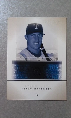 Laynce Nix Rangers 2005 Skybox Autographics Future Signs WHITE PROOF ODDBALL - Image 1 of 3