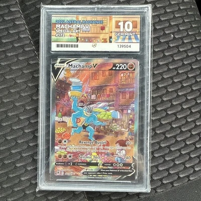 Pokemon TCG Machamp V 172/189 Astral Radiance - Ace 10 Perf subs - Image 1 of 3