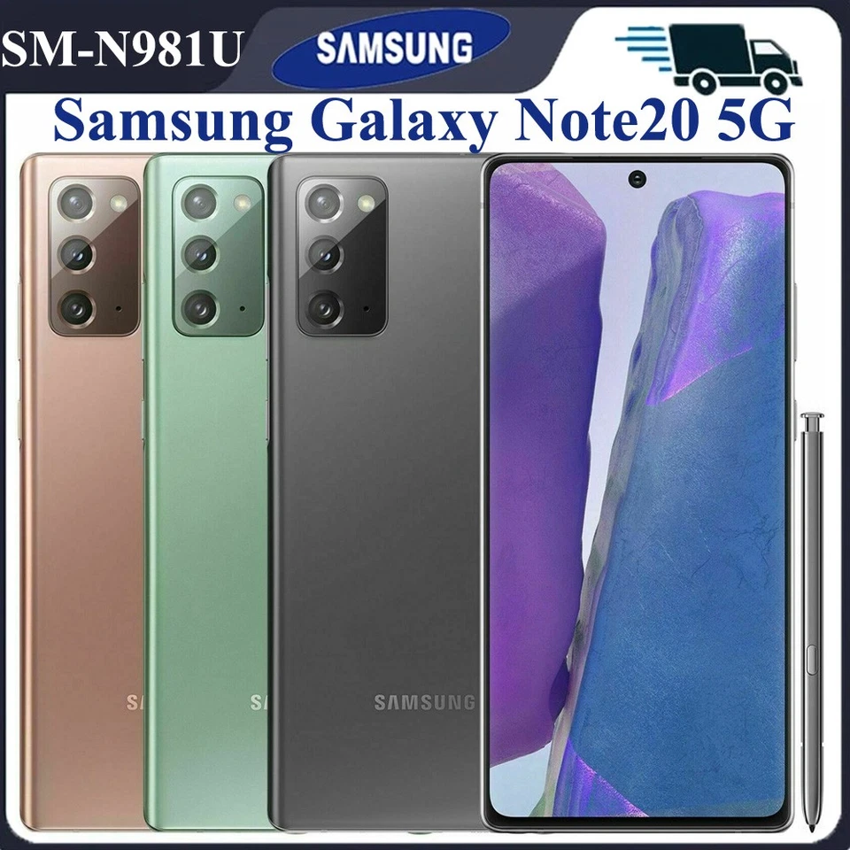 Samsung Galaxy Note 20 5G SM-N981U 8+128GB Android Ohne Vertrag Smartphone 6.7" - Bild 1 von 1