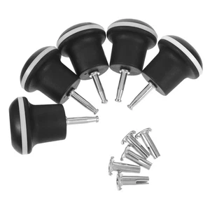 5 Pcs Office Swivel Chair Casters Glides for Carpet Floor Wheels - Picture 1 of 12