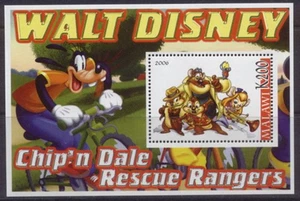 Dibujos animados de Disney - Hoja de recuerdo Chip n Dale - M1030 - Imagen 1 de 1