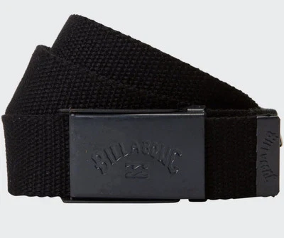 Cinturón Billabong Cog Web - Negro - Nuevo - Talla única para la mayoría Foto 1 de 4