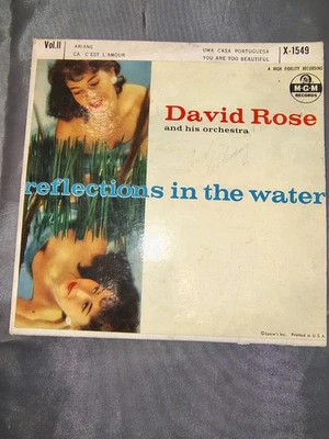 1950'S DAVID ROSE REFLECTIONS IN THE WATER MGM 45 EP & PICTURE SLEEVE VG+ Foto 1 de 4