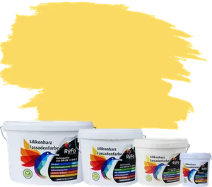RyFo Colors Silikonharz Fassadenfarbe Lotuseffekt Trend Gelbtöne - bunte Farbe - Bild 1 von 93