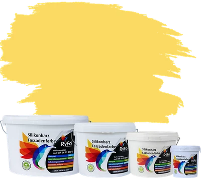 RyFo Colors Silikonharz Fassadenfarbe Lotuseffekt Trend Gelbtöne - bunte Farbe - Bild 1 von 3